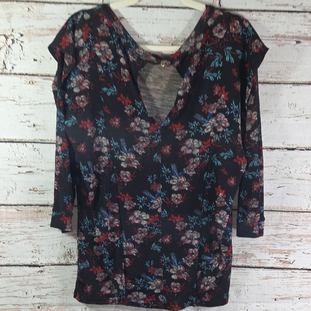 Free‎ People Floral Print Women's Top XS - Picture 5 of 7